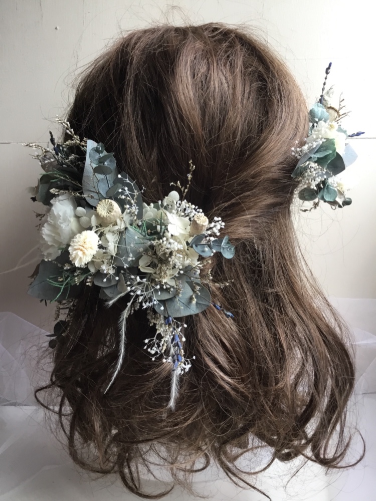 ドライフラワー61 ヘッドドレス
