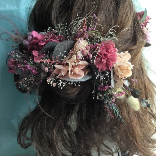 オーダー】ドライフラワー*花かんむり ヘッドドレス オーダー】ドライフラワー*花かんむり ヘッドドレス
