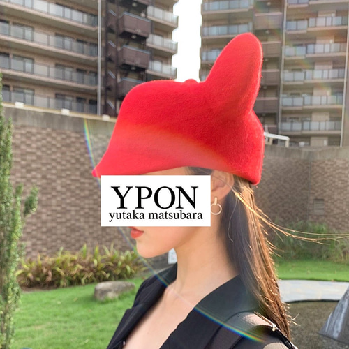 BEAR CAP 黒 キャップ YPON yutaka matsbara 通販 12743968｜Creema