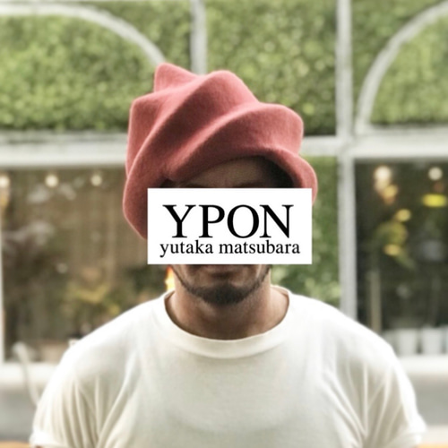 ✨YPON уutaka matsubara ウール ベレー帽 ハット 帽子