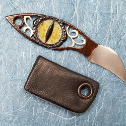 チタン製ナイフ「Draco oculus」 2枚目の画像