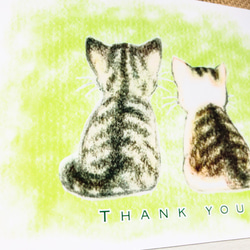 なごみ猫ポストカード　２枚組 6枚目の画像