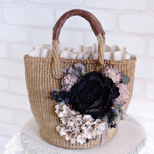 新品♡Radyフラワーカゴバッグ＊エミリアウィズダチュラ 新品♡Radyフラワーカゴバッグ＊エミリアウィズダチュラ