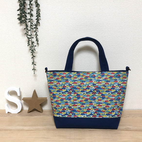 ハンドメイド＊帆布トートバック＊リバティ・カーズ