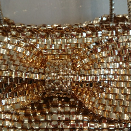 ネット不使用！ ラメルヘンテープ リボンバッグ ハンドバッグ A☆MARL  