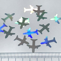 飛行機のホログラム2個セット 5枚目の画像