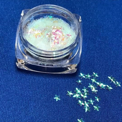 【3mm】半立体の星のホログラムＫ 2枚目の画像