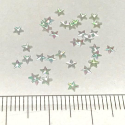 【3mm】半立体の星のホログラムＪ 5枚目の画像