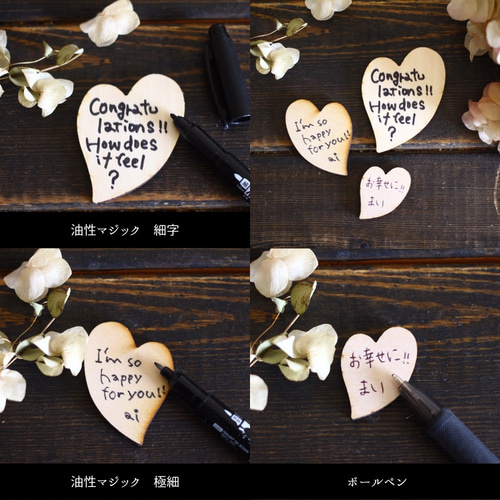 ウェディングドロップス 木製ウェルカムボード Lサイズ メッセージ