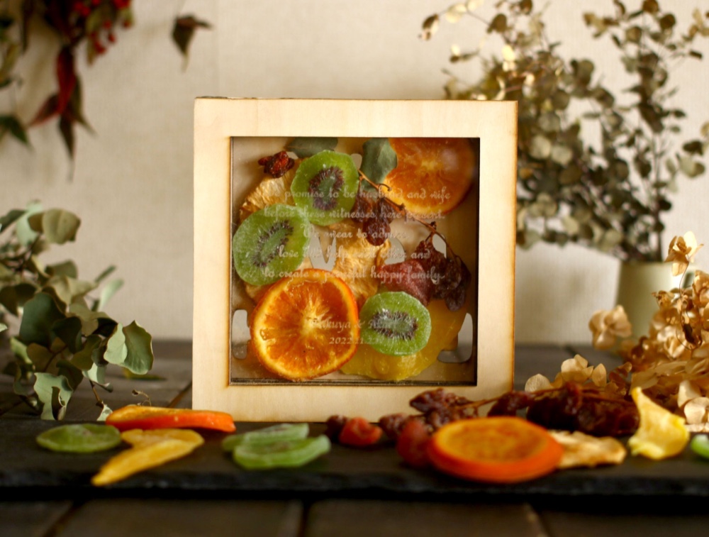 サンドセレモニー♡キューブオリジナルフレーム/生成り【W】