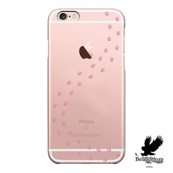 iPhone5/5s/5c/6/6s/6Plus/6sPlus ケース 犬の足跡 ケース iPhone 