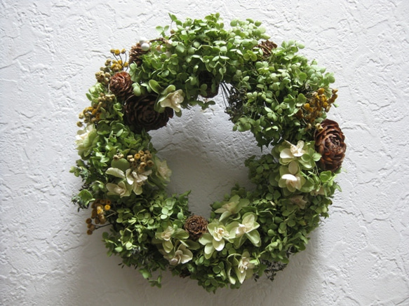 アナベルの秋wreath 1枚目の画像