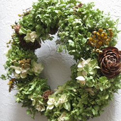 アナベルの秋wreath 2枚目の画像