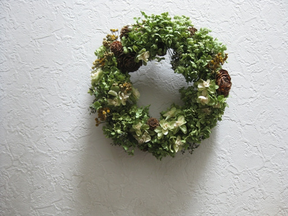 アナベルの秋wreath 3枚目の画像