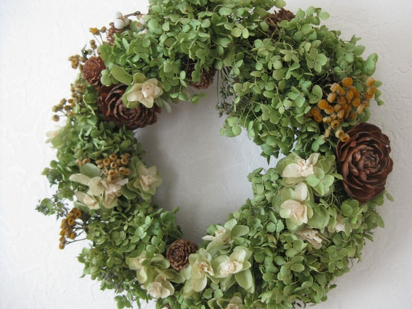 アナベルの秋wreath 4枚目の画像