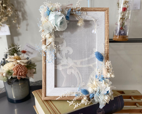 【美品】Elias  リボンフラワー  フォトフレーム③ 20240222_160740.jpg?v=1708585898