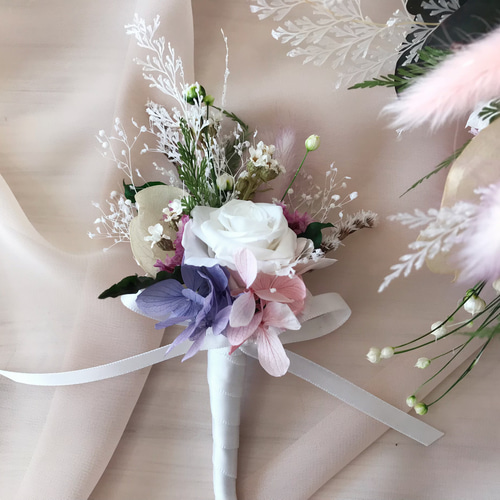 クラッチブーケ(ピンクパープル) ブーケ ortensia(オルテンシア) 通販