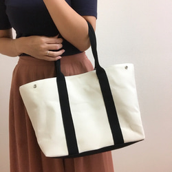 2way♢simple tote/shoulder bag 2枚目の画像