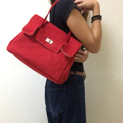 flap bag (red) 1枚目の画像