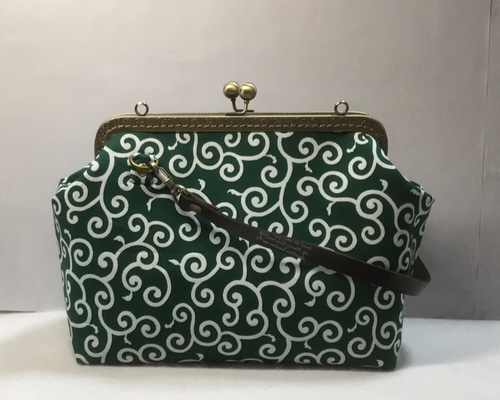 唐草模様　ランチクロス&バック　ハンドメイド 唐草模様ランチクロス&バックハンドメイド