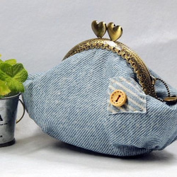 大人気／ミナペルホネン/タンバリンのミニサイズがま口ポーチ がま口