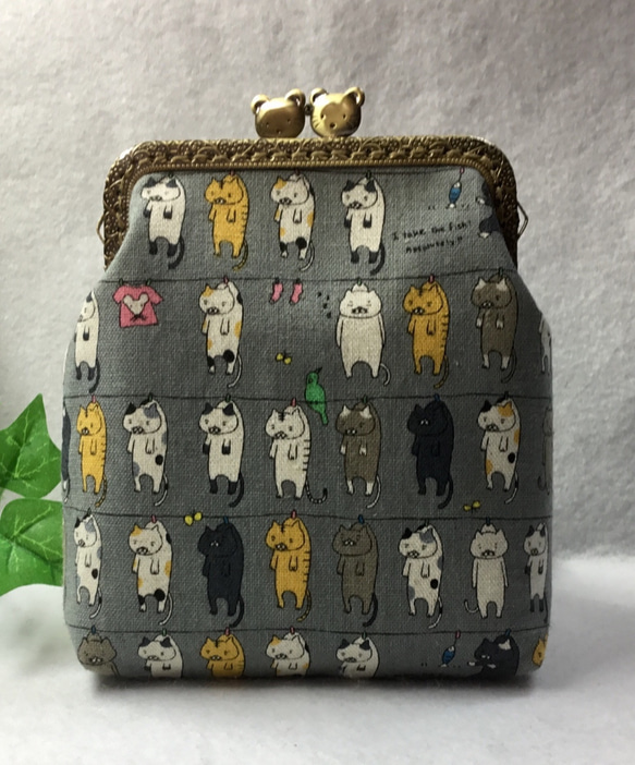 ロラライハリス マカロンポーチD （ロラライハリス Blue Ladey がま口  