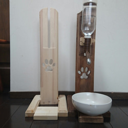 【受注製作】ペット用水飲みスタンド 1枚目の画像