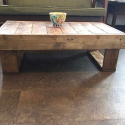 1.カフェ風インテリアに◎ コの字テーブル / サイドテーブル