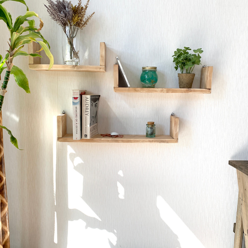 壁に付けられる家具3点セット 壁に付けられる家具3連ハンガー | 無印良品