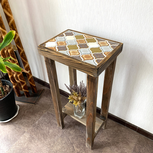 楽天市場】タイル サイドテーブルの通販 《感謝セール》レトロなかわいさが