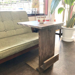 コンクリート調 サイドテーブル 物置台 飾り棚 サイドテーブル AUDREY