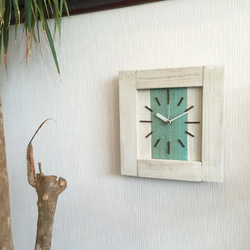 西海岸スタイル掛け時計ホワイト015 3枚目の画像