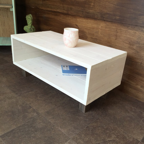 シャビーな　ローテーブル シャビーなローテーブル120 | iichi 日々の暮らしを心地よくする