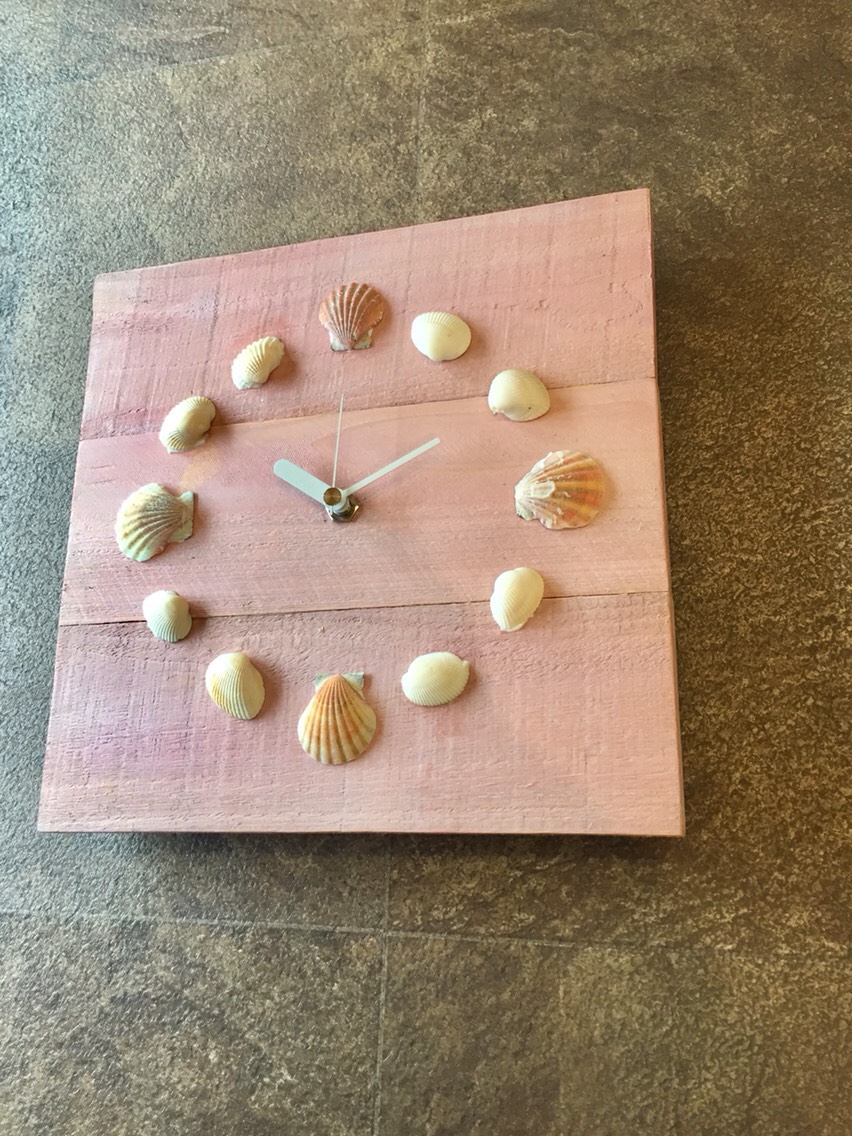 西海岸スタイル シェル掛け時計037