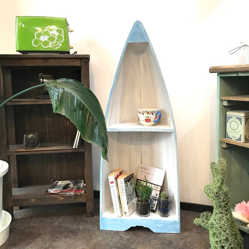 GMFH402○西洋 英国 イギリス アンティーク オブジェ ラック ボート