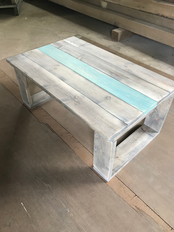 西海岸スタイル シャビーローカフェテーブル 008 ローテーブル