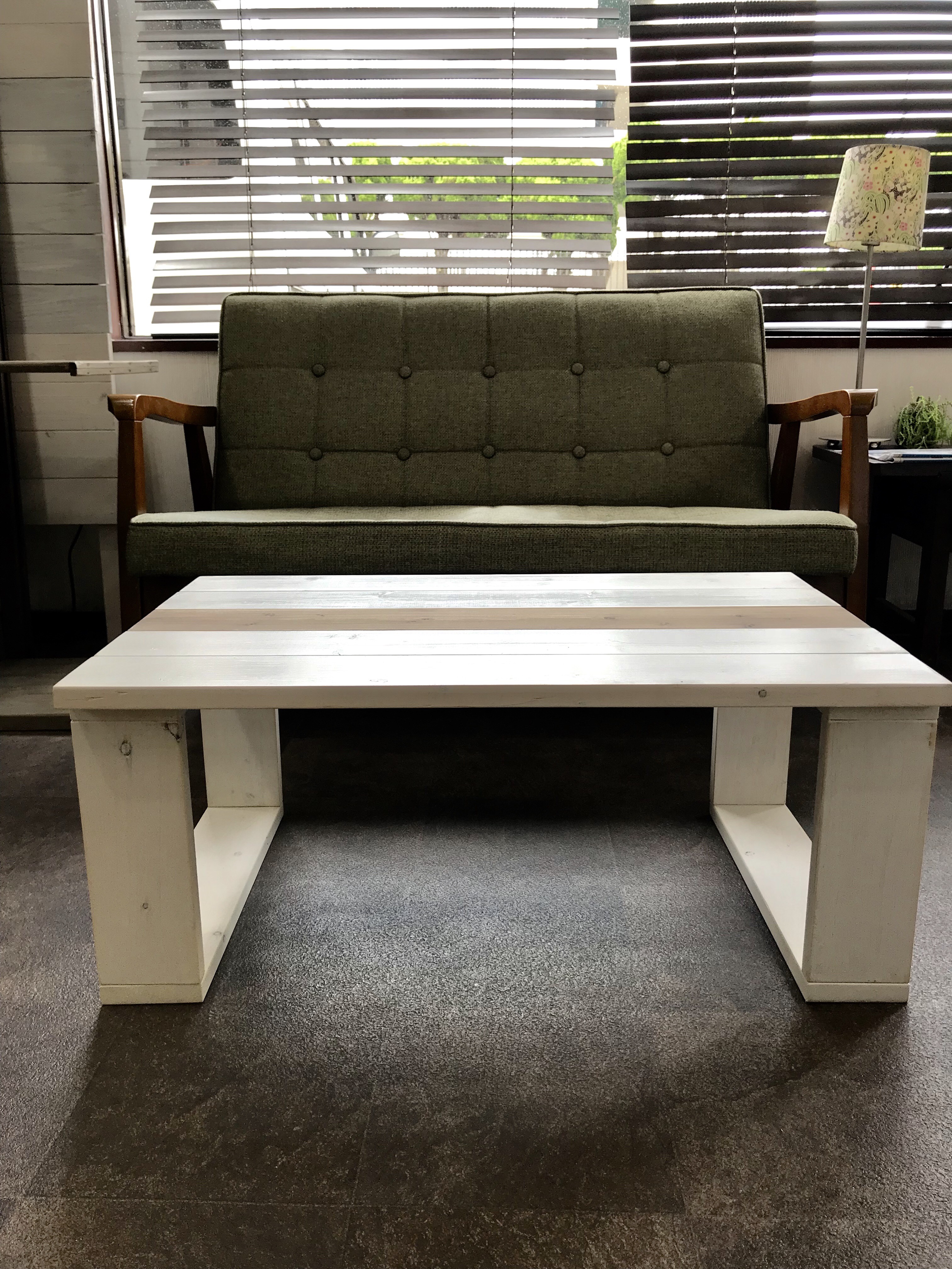 西海岸スタイル シャビーローカフェテーブル   009