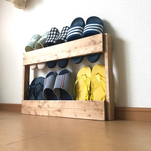 シャビーシック 【フレンチグレー】収納ラック キッチンシェルフ