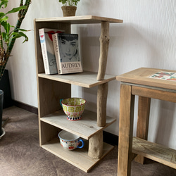流木本棚、3段.最大6段、ハンドメイド 流木本棚、3段.最大6段、ハンドメイド - メルカリ