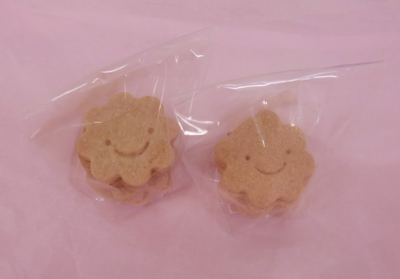 米粉のクッキー　ブラウンシュガー　　(５枚入り)×2袋 1枚目の画像