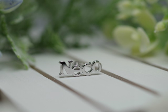 Neco pierced earrings　-lb4×Necology- 1枚目の画像