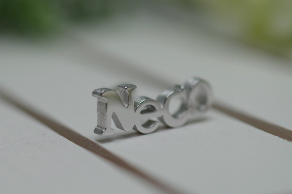 Neco pierced earrings -lb4×Necology- 第4張的照片