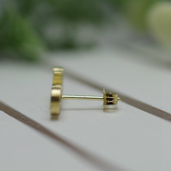 Neco pierced earrings (K14 plating)　-lb4×Necology- 2枚目の画像