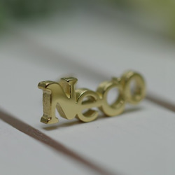 Neco pierced earrings (K14 plating)　-lb4×Necology- 4枚目の画像