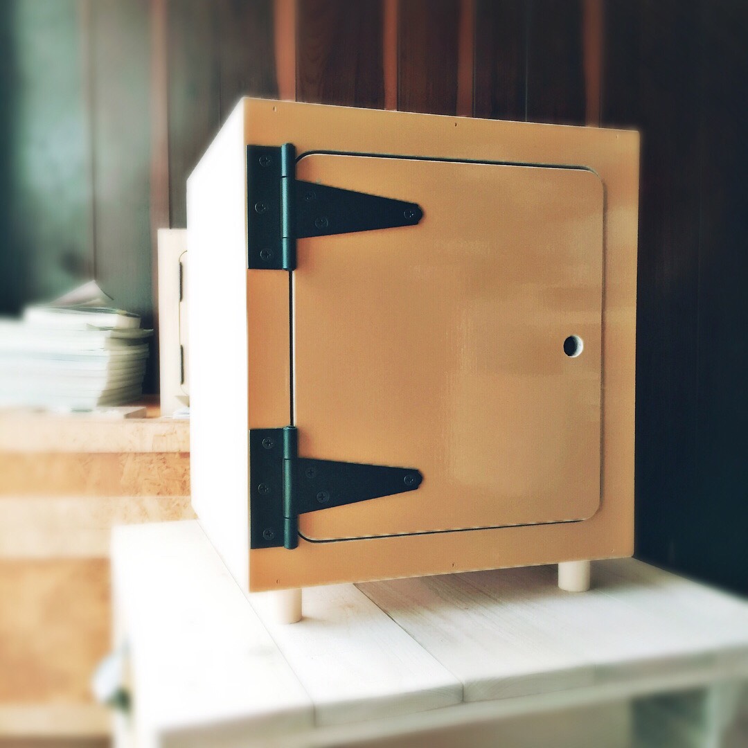 サイズデザインオーダー可！2引出2観音扉キャビネット