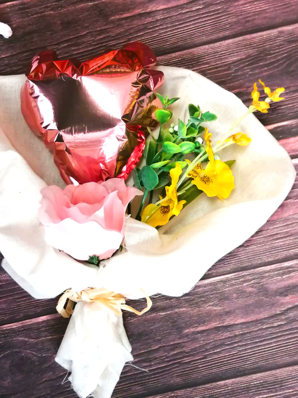 【送料無料】バルーンフラワーの花束♡母の日プレゼント 3枚目の画像
