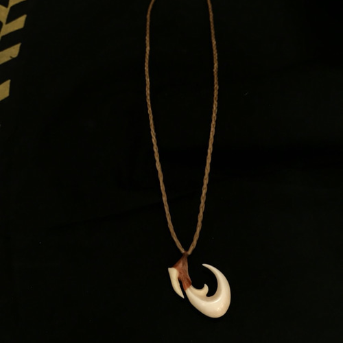 牛骨】ボーンカービング Bone carving ネックレス ネックレス