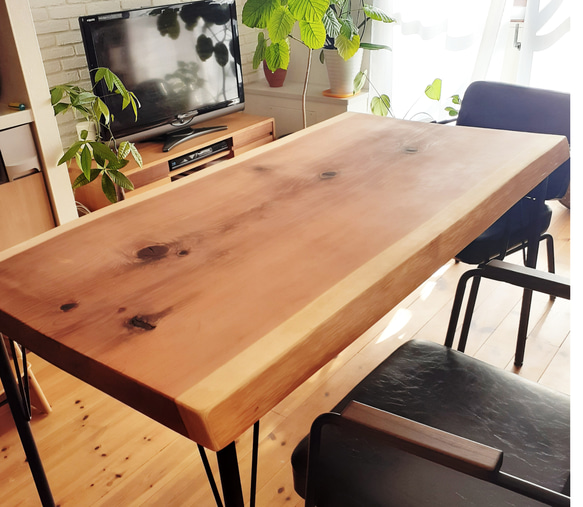 宮大工】杉／一枚板テーブル／天然木／無垢