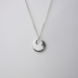 Classic round necklace sterling silver 2枚目の画像