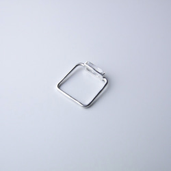 Rectangle Square Sterling Silver Ring/レクタングルシルバーリング 4枚目の画像